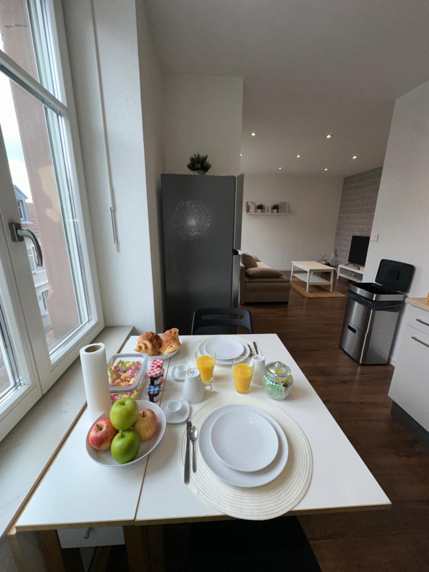 # Le 3 # Joli Appartement T3 Mulhouse Centre, Neuf, Calme Et Tout Equipe Luaran gambar