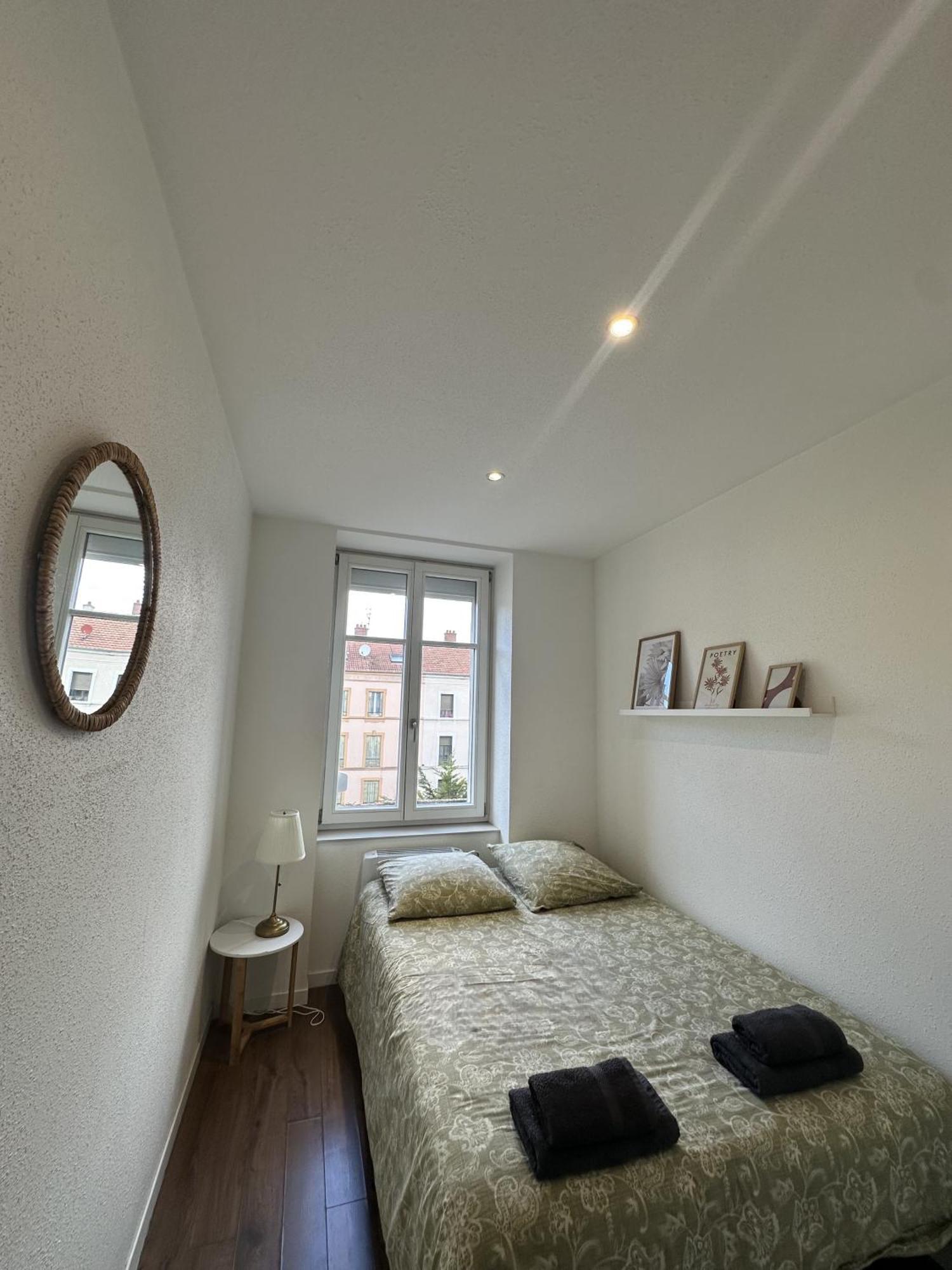 # Le 3 # Joli Appartement T3 Mulhouse Centre, Neuf, Calme Et Tout Equipe Luaran gambar